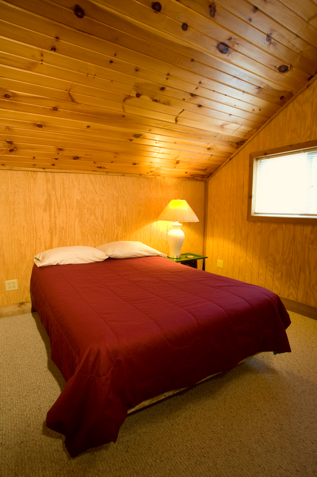 one of the loft bedrooms