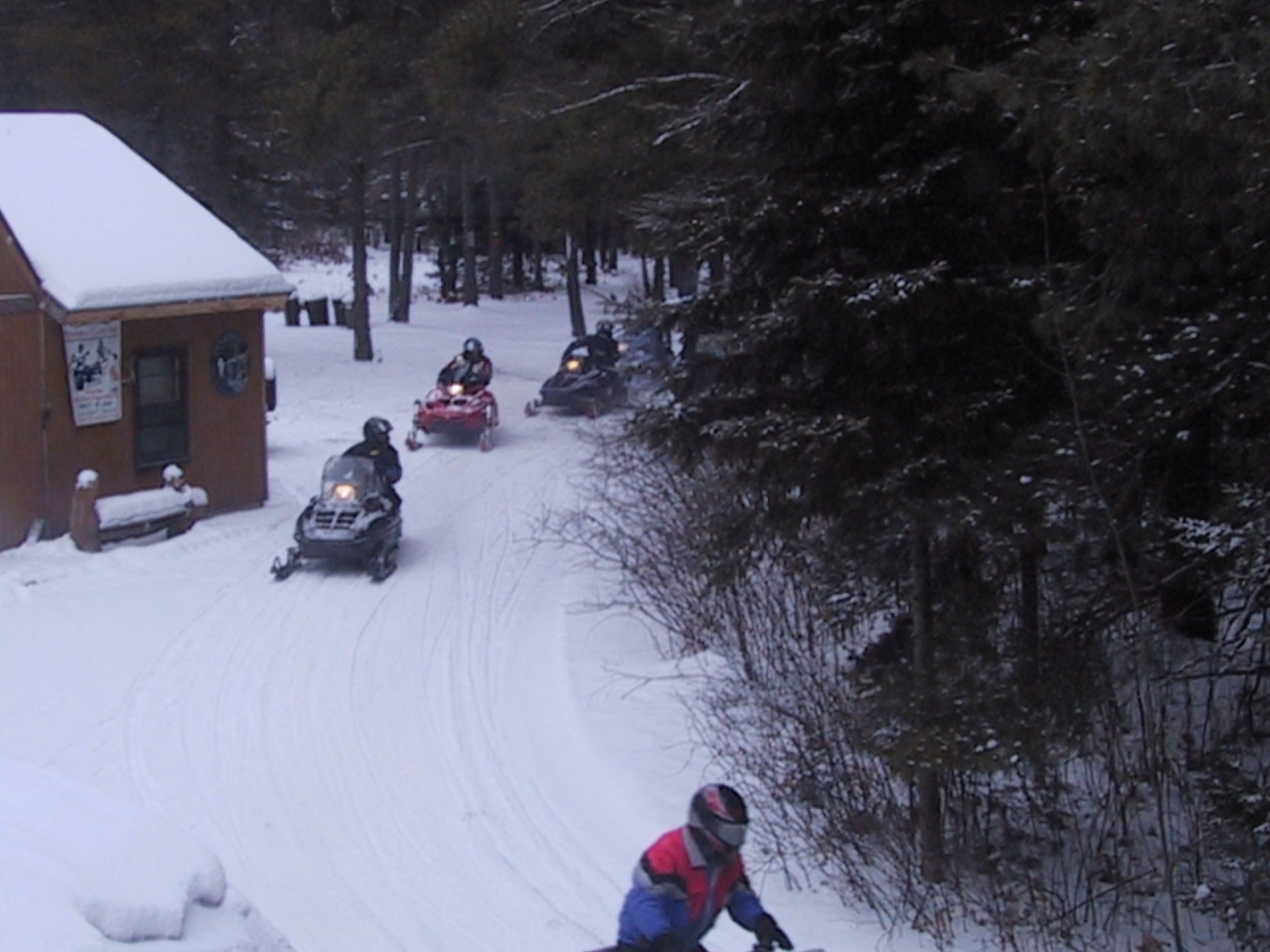 Snowmobiling with Rohr's in Northern Wisconsin's Vilas County